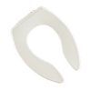 Church 9500SSC Elongated, Open Front less Cover, Commerical Plastic Toilet Seat